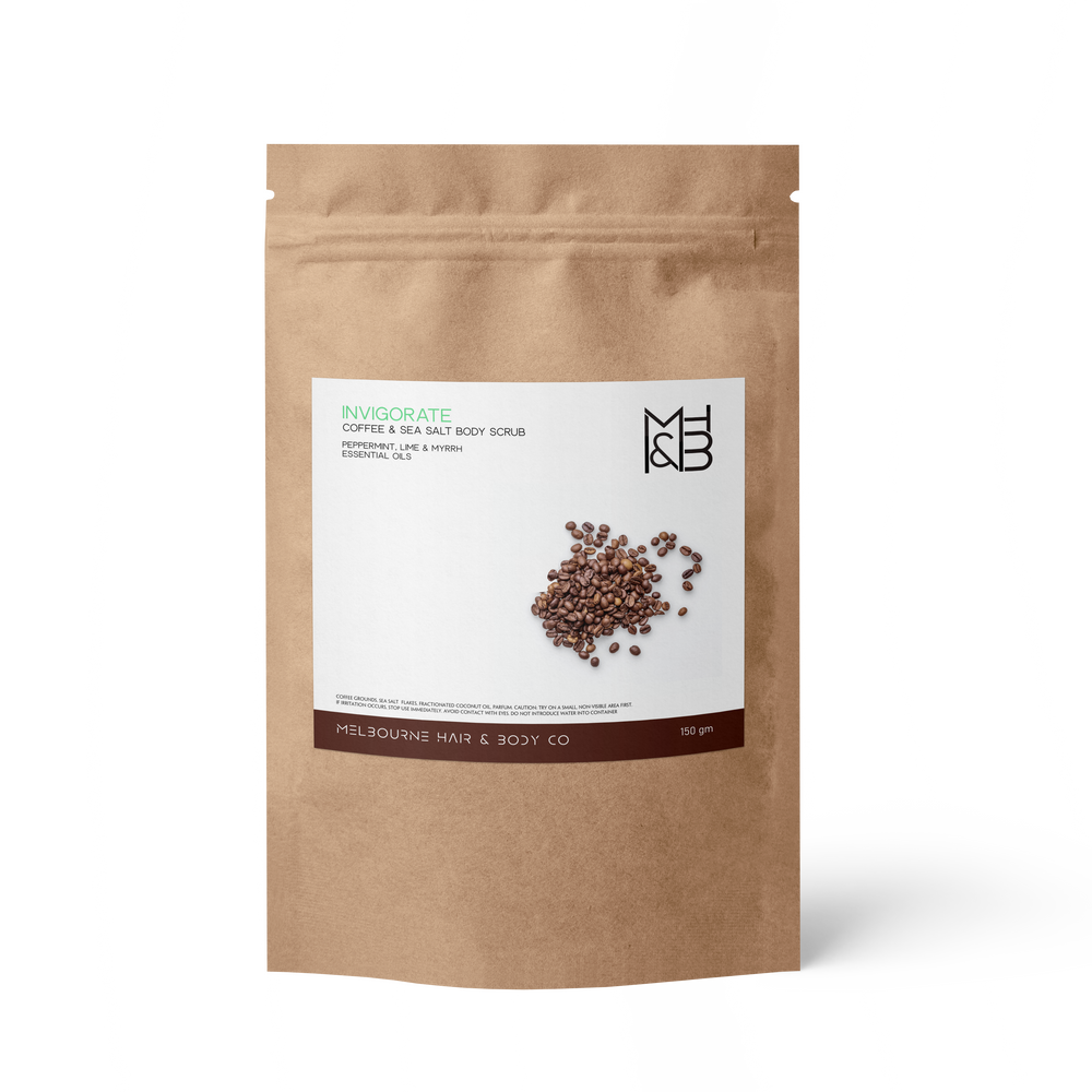 Invigorate - Peppermint Coffee & Salt Scrub