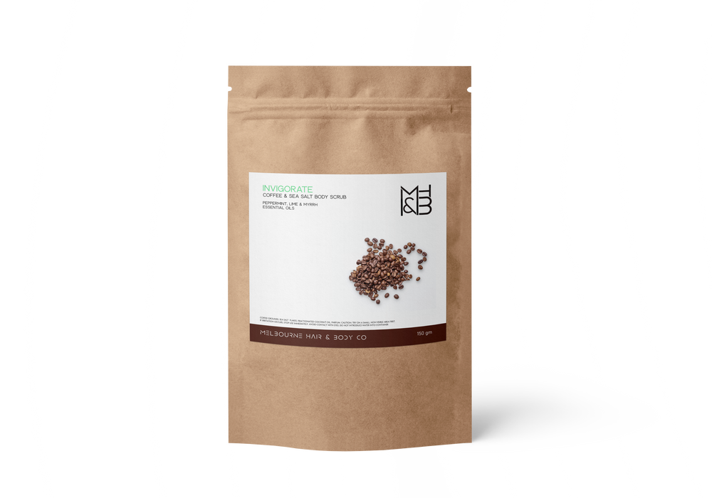 Invigorate - Peppermint Coffee & Salt Scrub